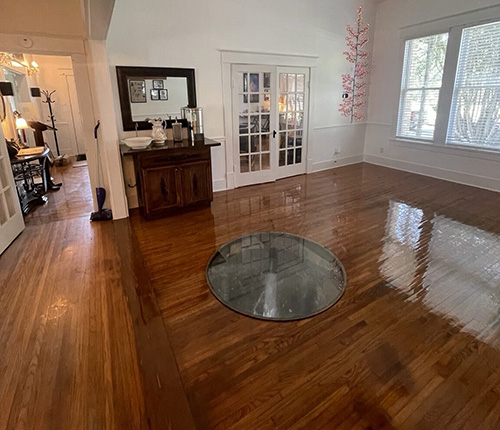 modern interpretation of an original historic water-storage feature